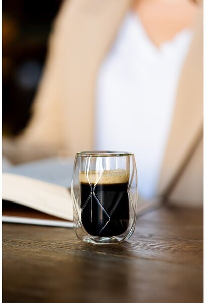 Kubki na espresso z podwójną ścianką zestaw 2 szt. 100 ml Geo – Vialli Design