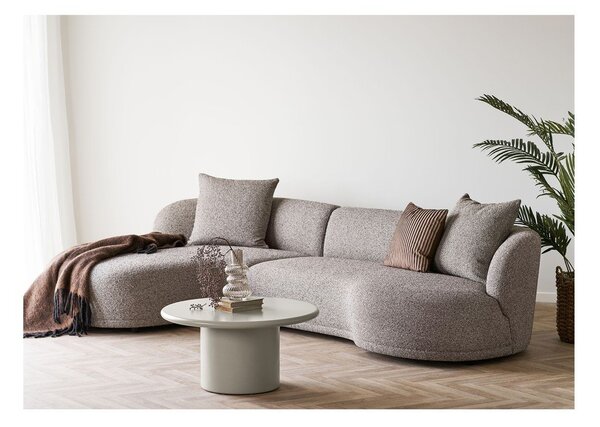 Kremowy okrągły stolik ø 80 cm Nagano – House Nordic