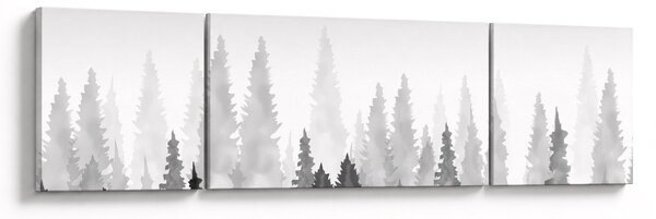 Obraz - Szczyty lasów (170x50 cm)