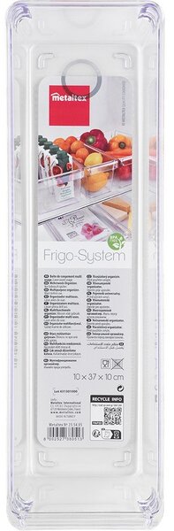 Plastikowy organizer do lodówki 37x10 cm – Metaltex