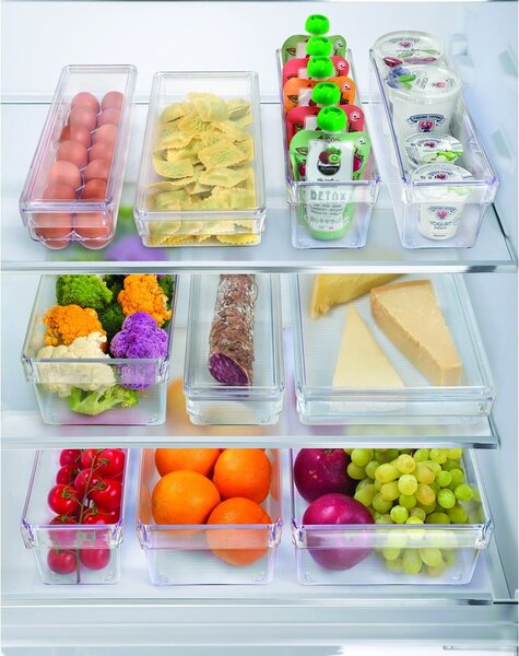 Plastikowy organizer do lodówki 37x15 cm – Metaltex