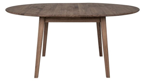Okrągły rozkładany stół z litego drewna dębowego ø 118 cm Metz – House Nordic