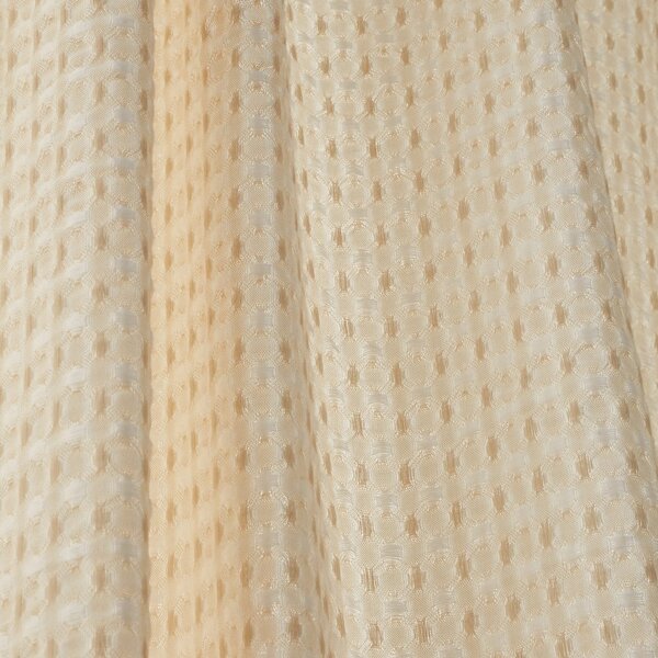 Beżowa firanka 140x183 cm Muscat Waffle – Pineapple Elephant