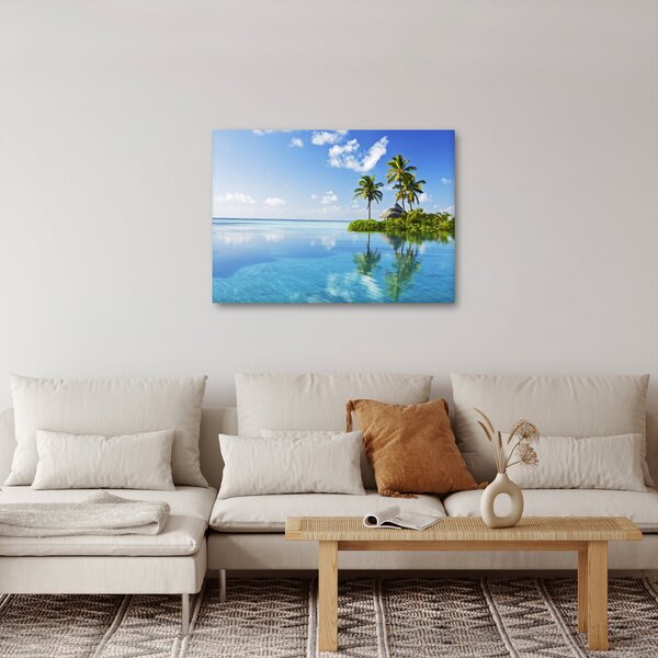 Obraz - Tropikalna wyspa (70x50 cm)