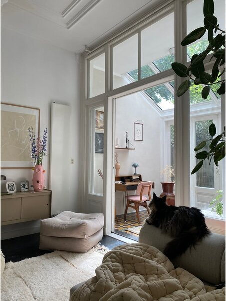 Puf Karup Design More Bordeaux