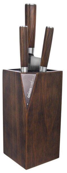 Stojak na noże drewniany WOODEN