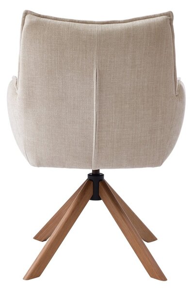 Kremowe tapicerowane fotele jadalniane zestaw 2 szt. Marilla – Unique Furniture
