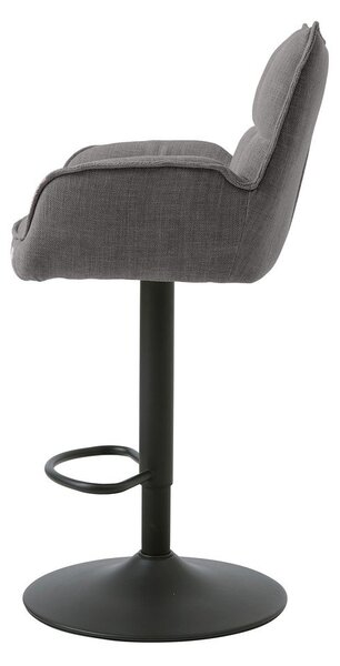 Szare hokery z regulowaną wysokością zestaw 2 szt. Marilla – Unique Furniture