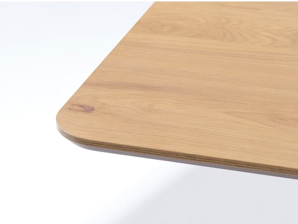 Stół z blatem w dekorze dębu 90x160 cm Cesura – Unique Furniture