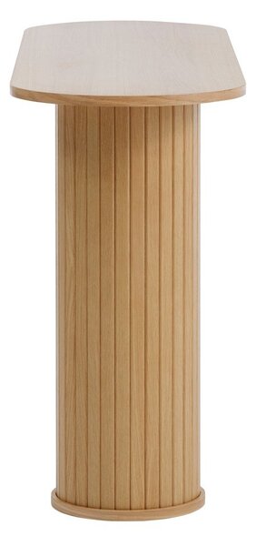 Konsola w naturalnym kolorze 40x130 cm Nola – Unique Furniture