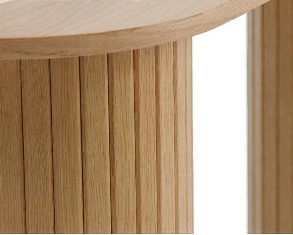 Konsola w naturalnym kolorze 40x130 cm Nola – Unique Furniture