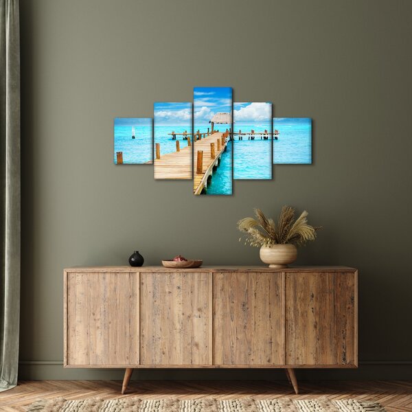 Obraz - Molo (125x70 cm)