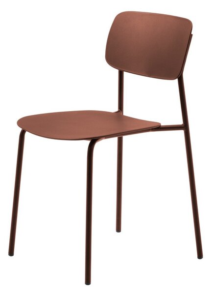 Krzesła w kolorze terakoty zestaw 2 szt. Kirkland – Unique Furniture