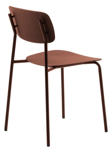 Krzesła w kolorze terakoty zestaw 2 szt. Kirkland – Unique Furniture