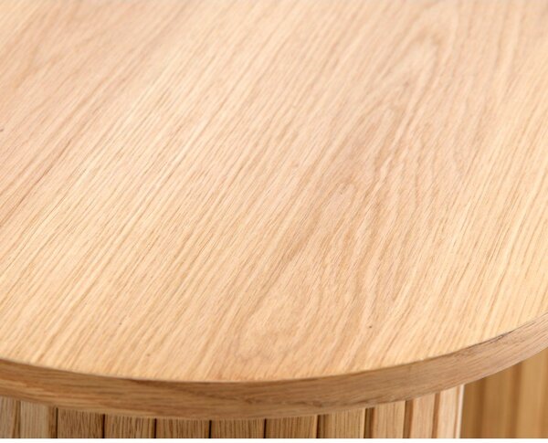 Konsola w naturalnym kolorze 40x130 cm Nola – Unique Furniture