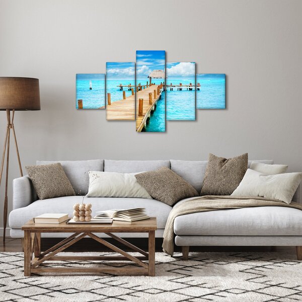 Obraz - Molo (125x70 cm)