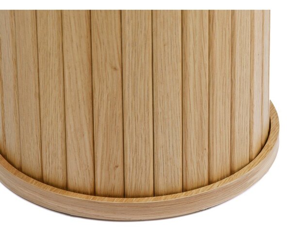 Konsola w naturalnym kolorze 40x130 cm Nola – Unique Furniture