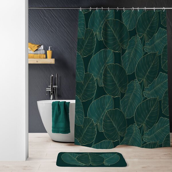 Zasłona prysznicowa 180x200 cm Jade – douceur d'intérieur