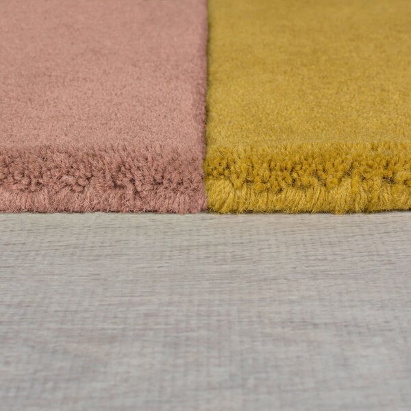 Niebieski wełniany dywan tkany ręcznie 120x180 cm Lozenge Bright Multi – Flair Rugs