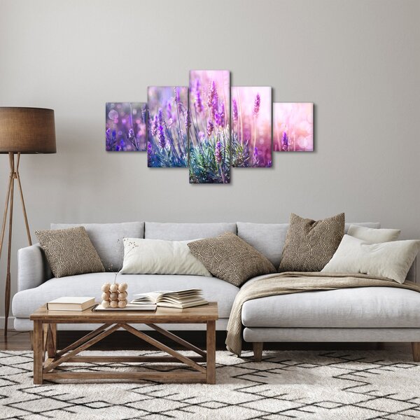 Obraz - Lawenda w słońcu (125x70 cm)