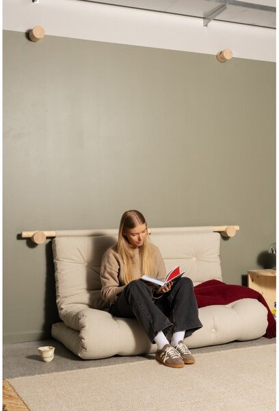 Zielona rozkładana sofa 135 cm Hooked – Karup Design