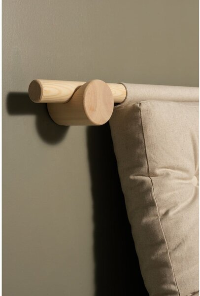 Zielona rozkładana sofa 135 cm Hooked – Karup Design
