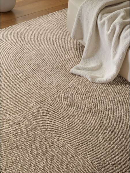 Beżowy wełniany dywan tkany ręcznie 200x300 cm Calmio – Hanse Home