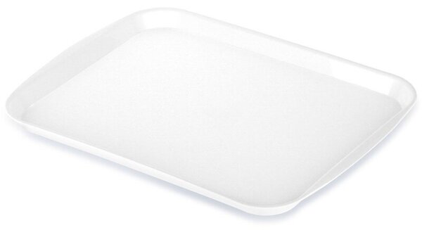 Taca do serwowania plastikowa biała 35,5x27 cm