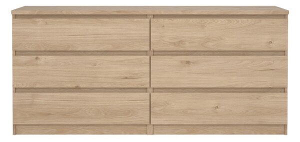Komoda w dekorze dębu w naturalnym kolorze 154x70x50 cm Naia – Tvilum