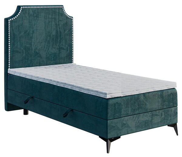 Pojedyncze łóżko boxspring 90x200 32 kolory M7-S14
