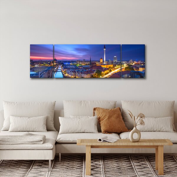 Obraz - Niebieskie niebo nad Berlinem (170x50 cm)