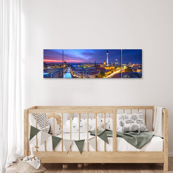 Obraz - Niebieskie niebo nad Berlinem (170x50 cm)