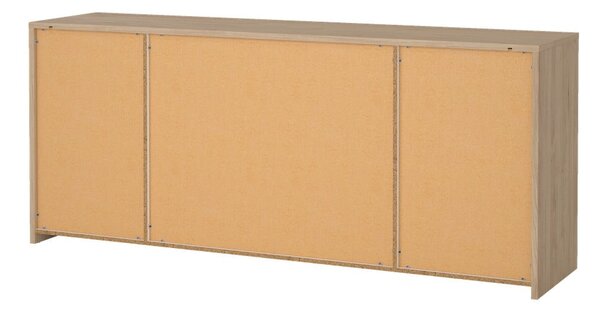 Biało-naturalna komoda w dekorze dębu 197x84x48 cm Next – Tvilum