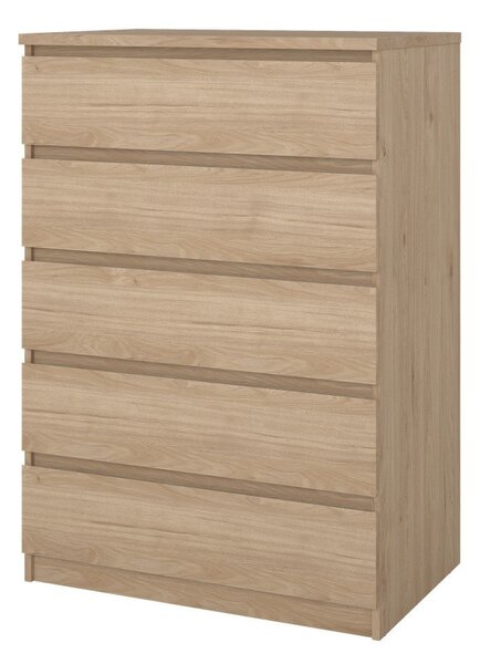 Komoda w dekorze dębu w naturalnym kolorze 77x111x50 cm Naia – Tvilum