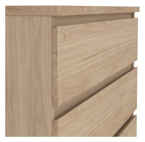 Komoda w dekorze dębu w naturalnym kolorze 77x111x50 cm Naia – Tvilum