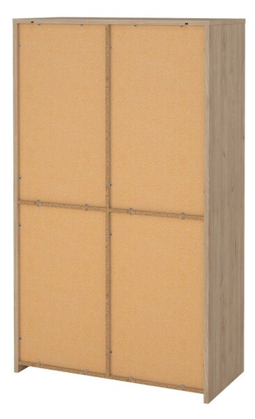 Biało-naturalna witryna w dekorze dębu 100x170x48 cm Next – Tvilum