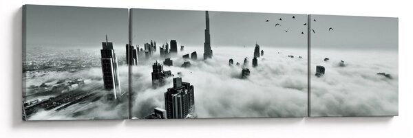 Obraz - Wieżowce w Dubaju (170x50 cm)