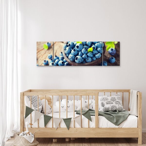 Obraz - Jagody (170x50 cm)