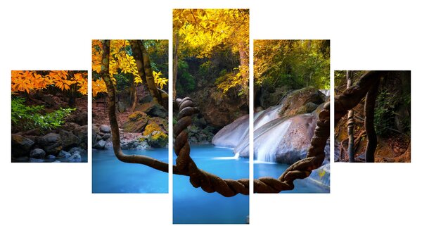 Obraz - Wodospady w Azji (125x70 cm)