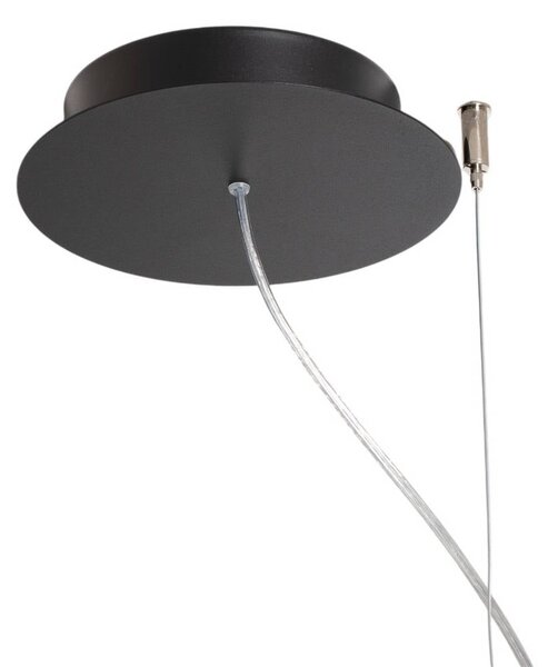 Lampa wisząca Rio 110 SOLLUX LIGHTING, czarny, kuchnia, aluminium, nowoczesny