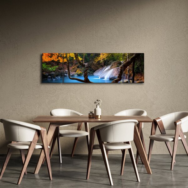 Obraz - Wodospady w Azji (170x50 cm)