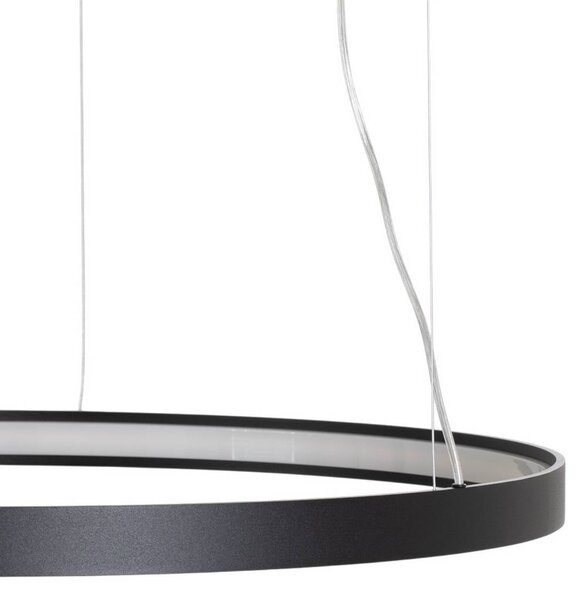 Lampa wisząca Rio 110 SOLLUX LIGHTING, czarny, kuchnia, aluminium, nowoczesny