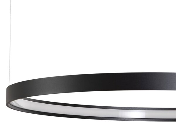 Lampa wisząca Rio 110 SOLLUX LIGHTING, czarny, kuchnia, aluminium, nowoczesny
