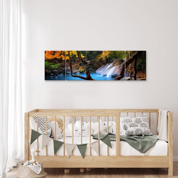 Obraz - Wodospady w Azji (170x50 cm)