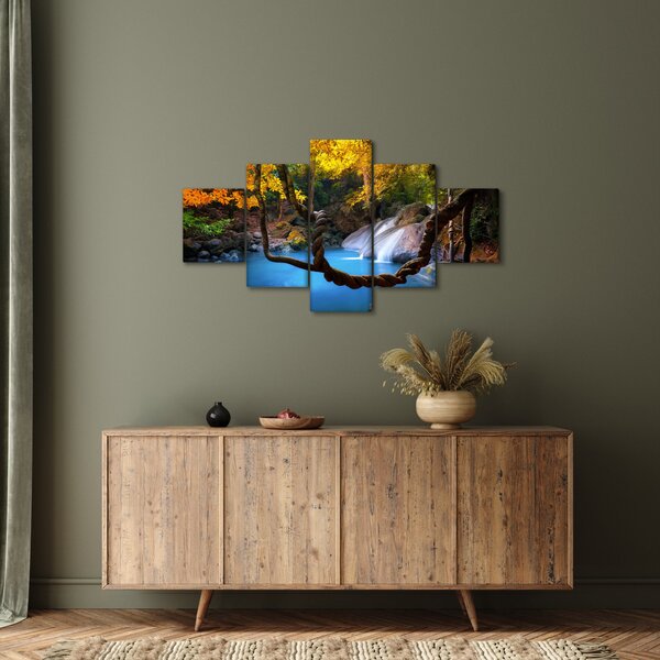 Obraz - Wodospady w Azji (125x70 cm)