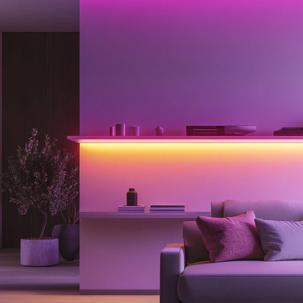 Calex Smart Taśma LED, długość 10 m, CCT, RGB, WLAN Striplight, możliwość ściemniania, biały / opal, salon / jadalnia, tworzywo sztuczne, nowoczesny