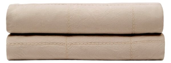 Jasnobrązowa bawełniana narzuta pikowana 180x260 cm Isor – Kave Home