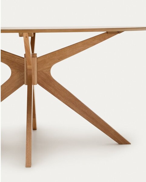 Stół z blatem w dekorze dębu 110x180 cm Naanim – Kave Home