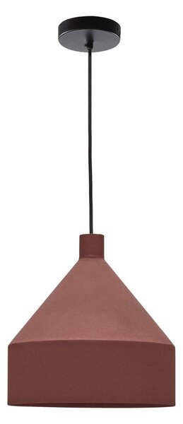 Lampa wisząca w kolorze terakoty z metalowym kloszem ø 30 cm Peralta – Kave Home