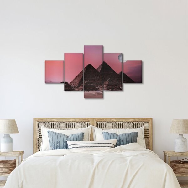 Obraz - Piramidy w Gizie, Egipt (125x70 cm)